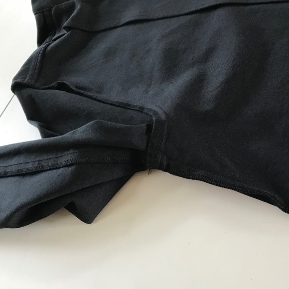 EILEEN FISHER COTTON PONTE STAND COLLAR BLACK JACKET - Picture 13 of 15